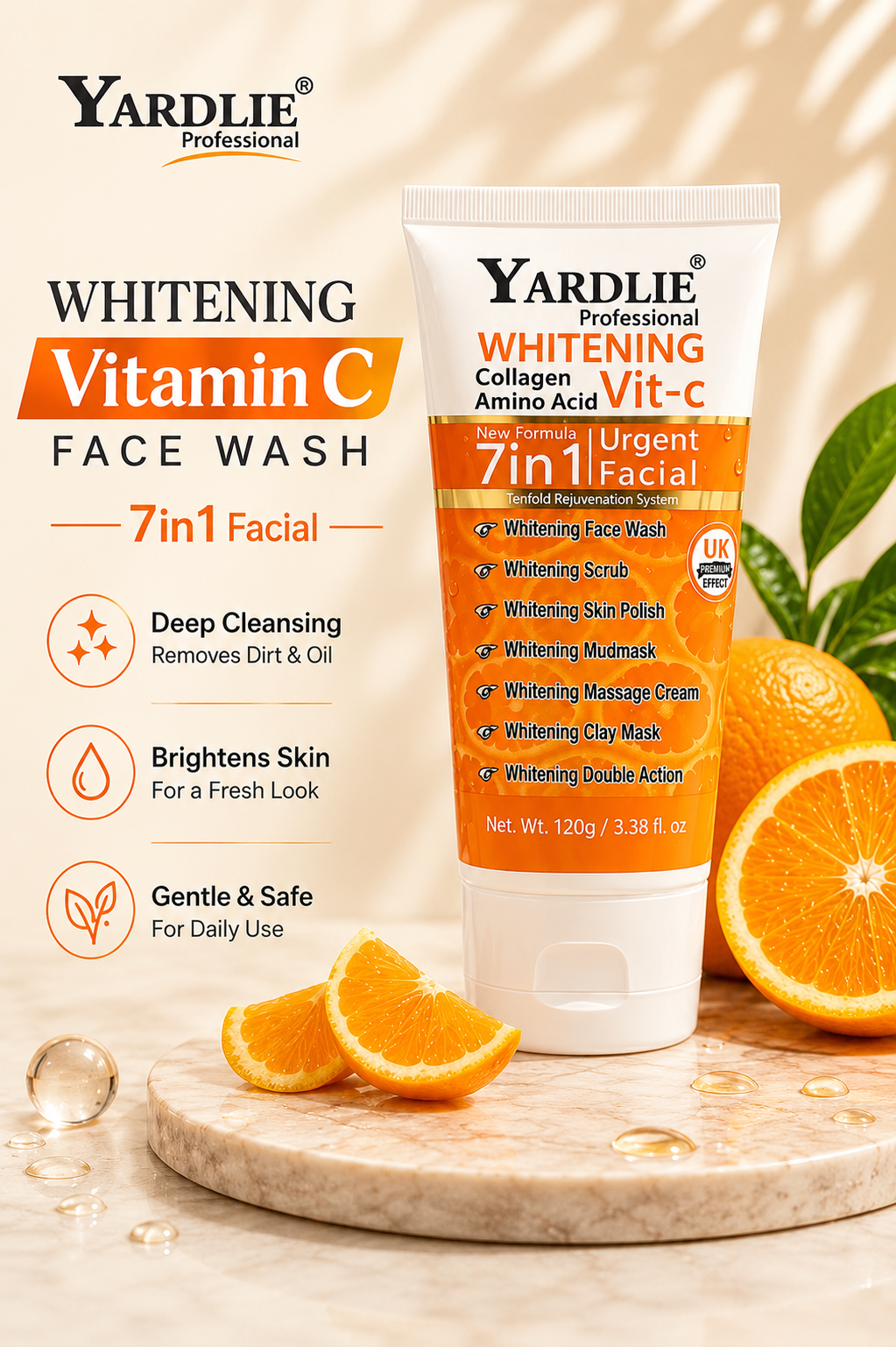 Yardlie Professional 7in1 Urgent Facial 120g