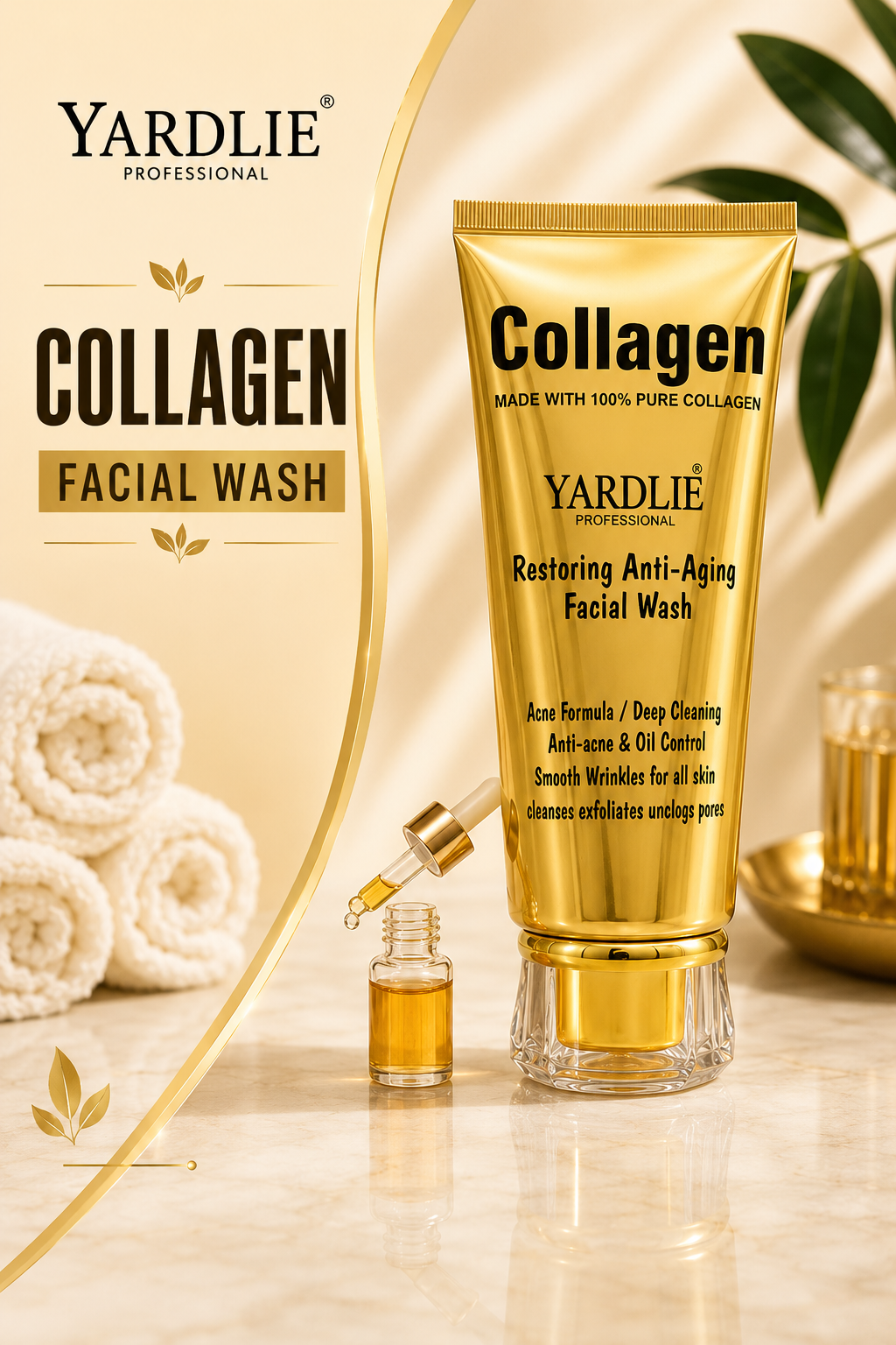 Yardlie Professional Collagen Face Wash Anti Aging 120ML