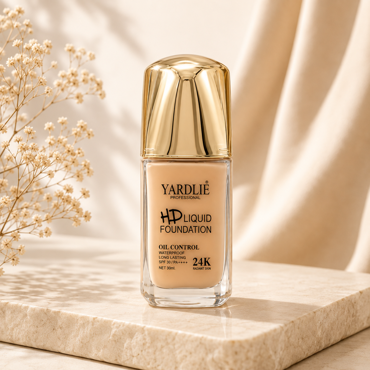 Yardlie VC B5 Whitening BB Cream HD Liquid Foundation 50ml