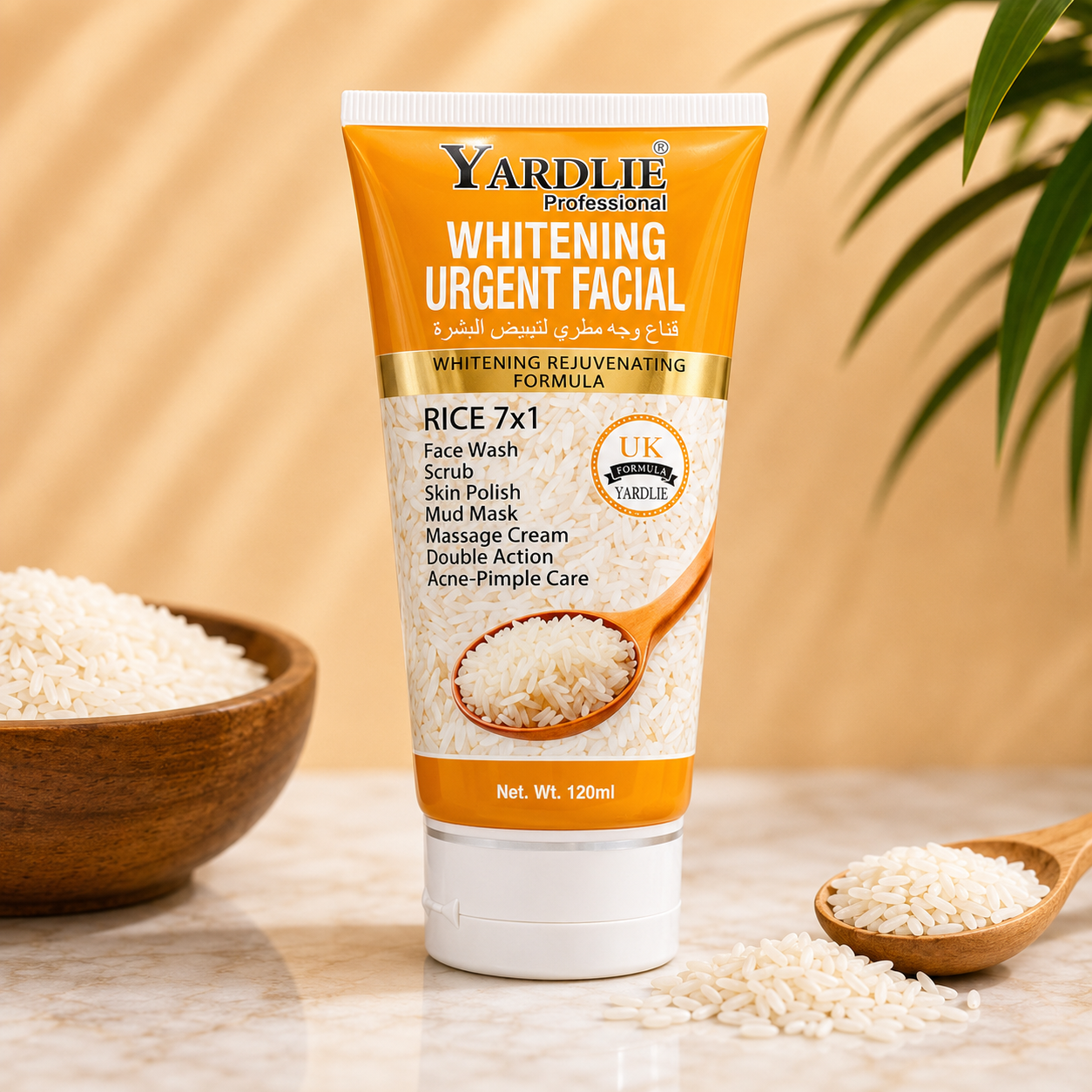 Yardlie Whitening Urgent Facial Rice 7 in 1 120ml