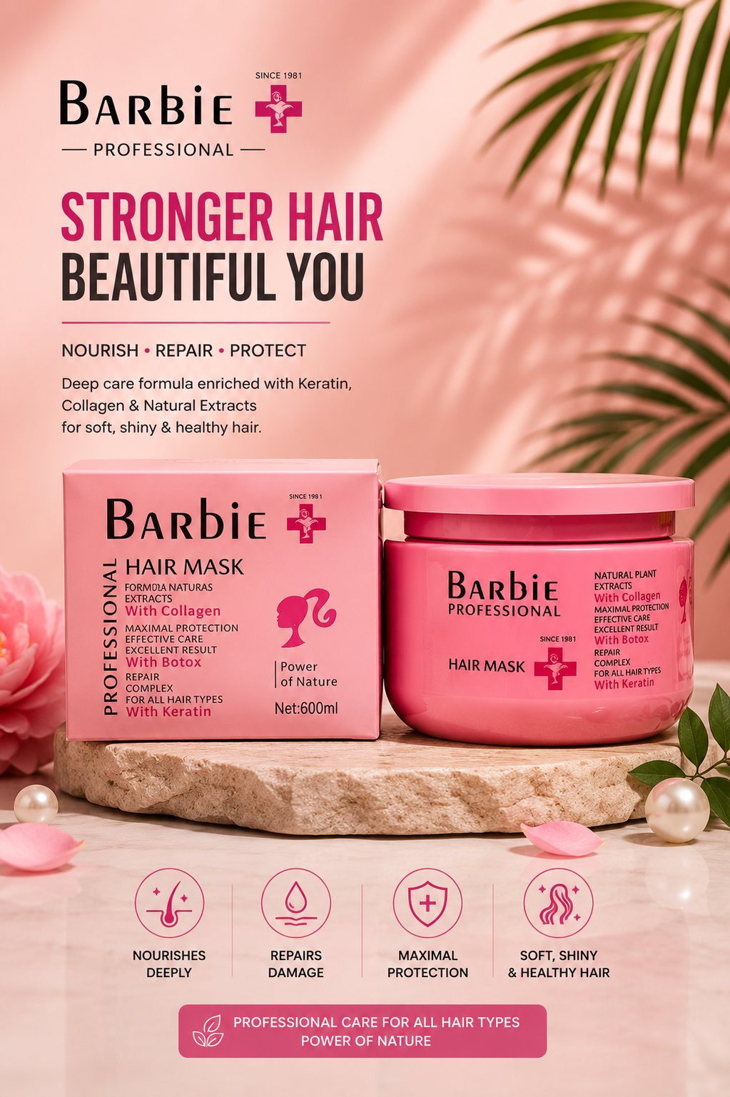 Barbie Professional Hair Mask Salon Expertise Now At Home