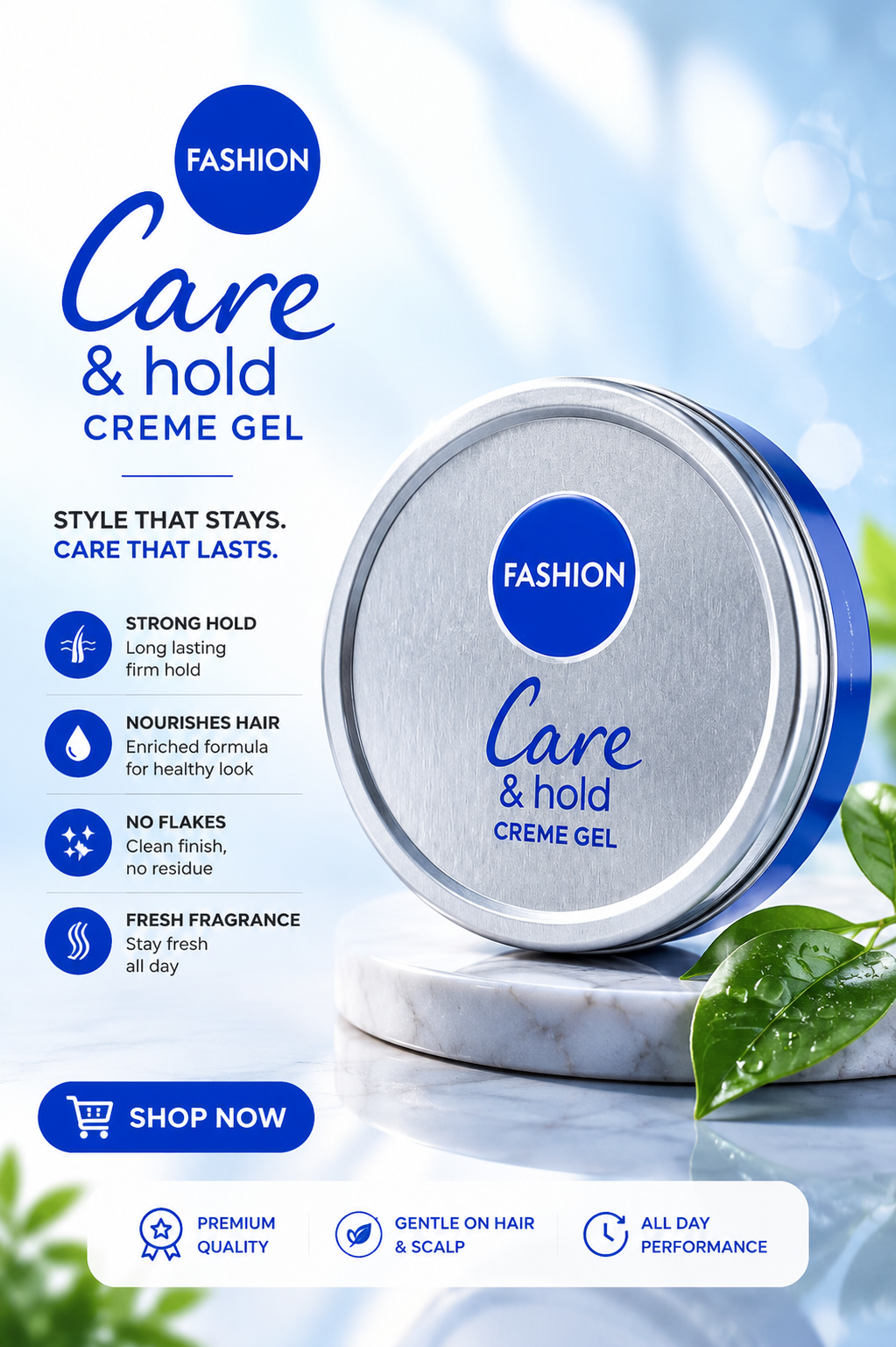 Fashion Care and Hold Cream Gel