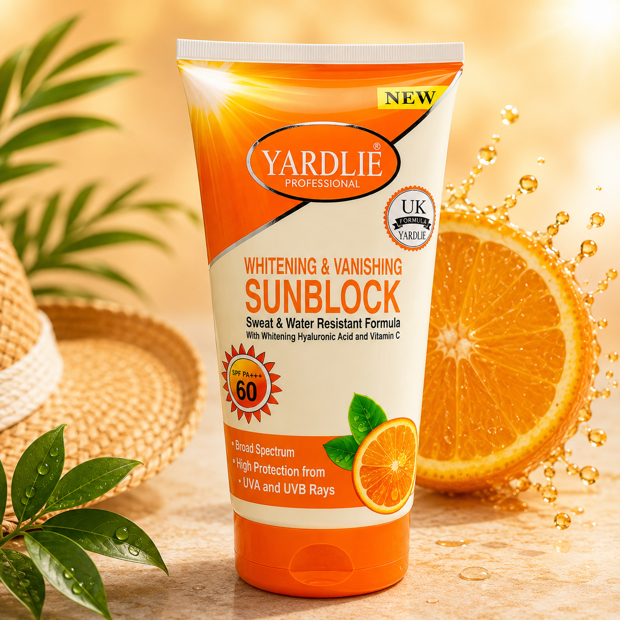Sunblock | Vitamin C | UK Based Formula | Yardlie Professional | 120ml |