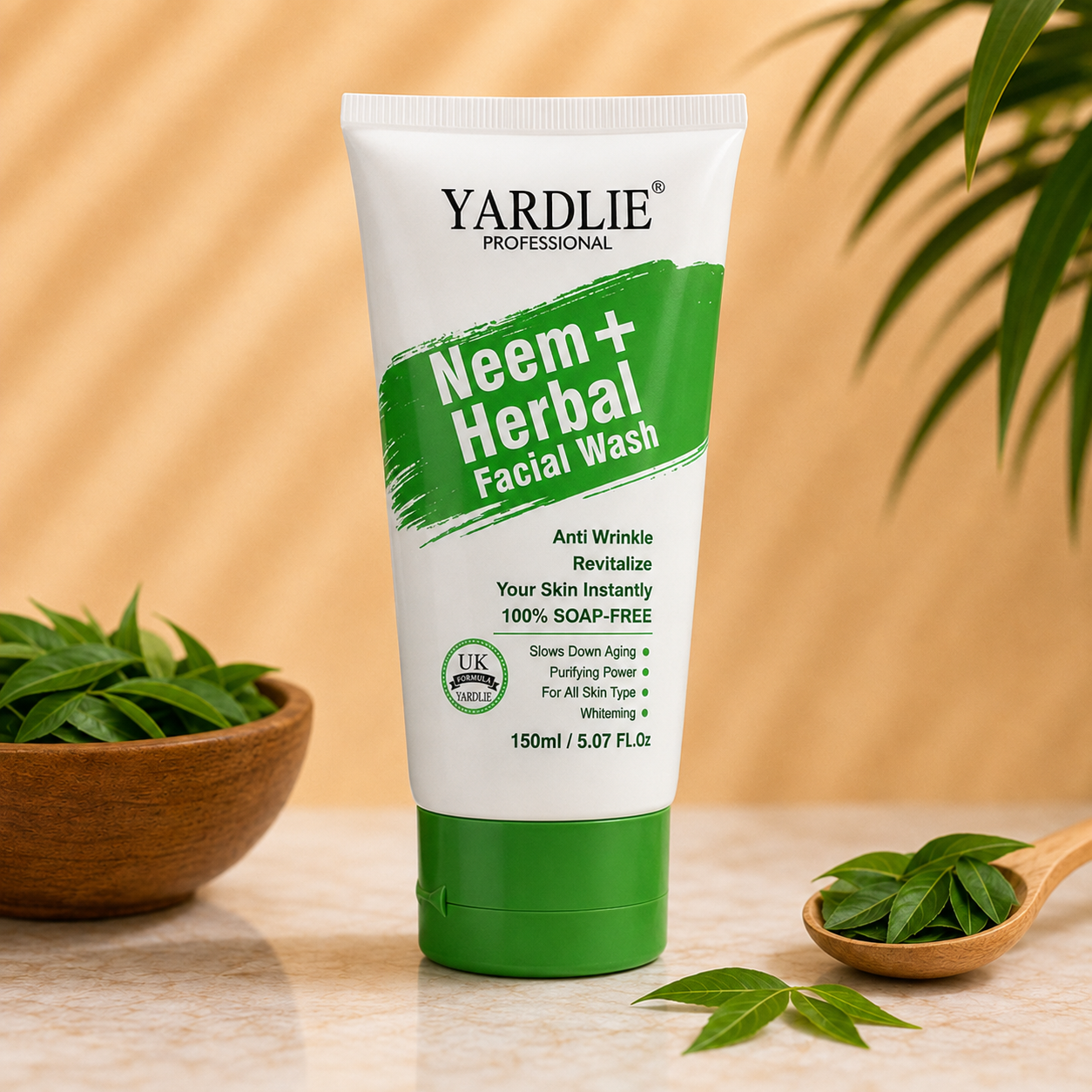 Yardlie Neem + Herbal Facial Wash Purifying Face Cleanser 150ml