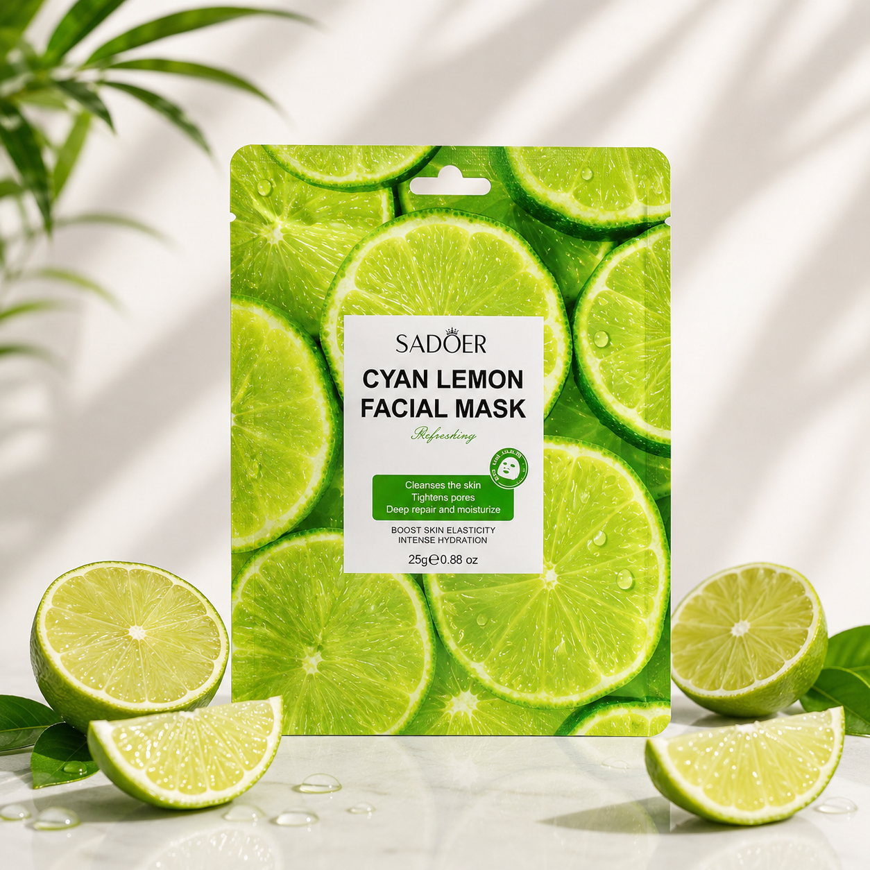 Cyan Lemon Facial Mask | Brightening | Sadoer |