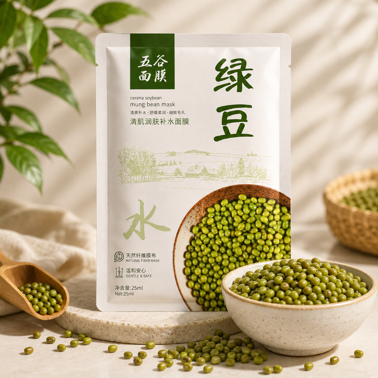 Yardlie Premium's Imported Mung Bean Mask 30ml