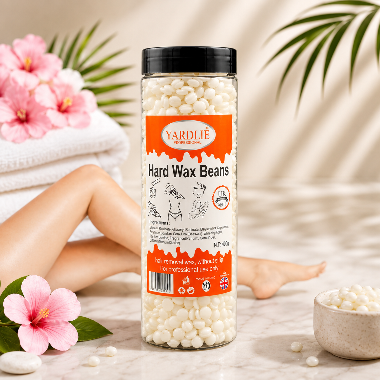 Yardlie Professional Wax Beans | Hard | White | 400g |