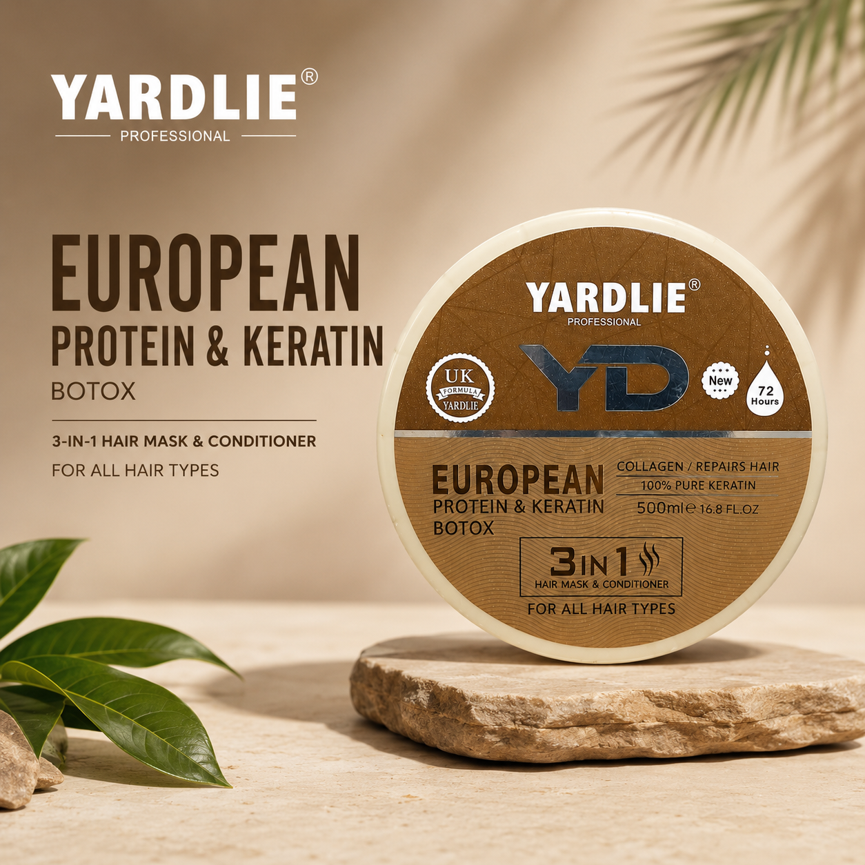 Yardlie Professional YD European Protein and Keratin Botox 3 In 1 500Ml