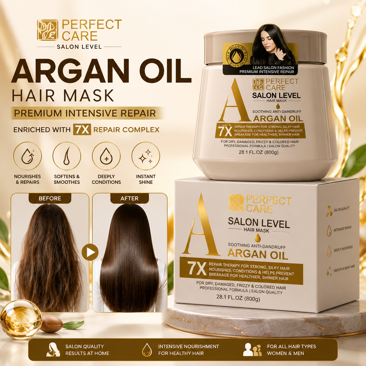 Perfect Care Salon Level Argan Oil Hair Mask