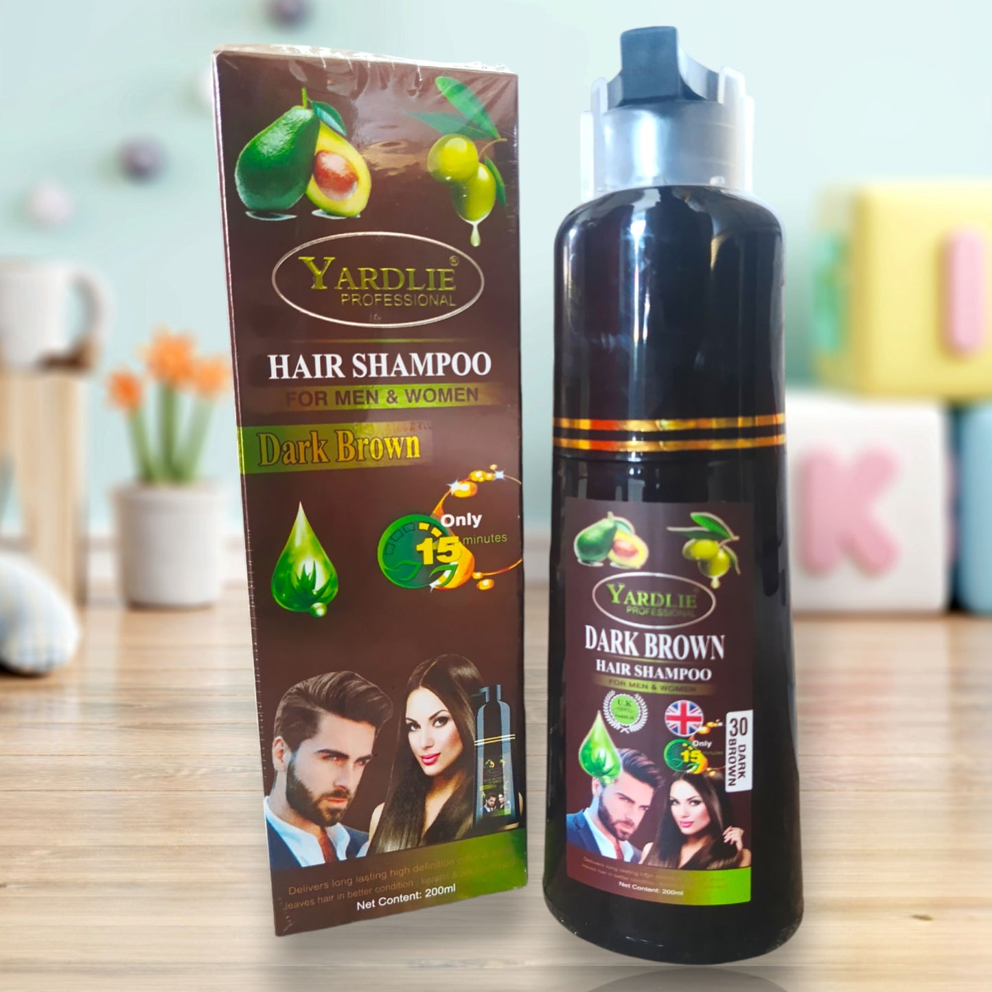 Yardlie Premium Hair Color Gel Shampoo UK Based Formula