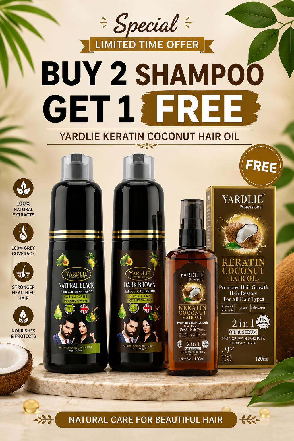 Yardlie Hair Color Shampoo Deal 10 In Pakistan