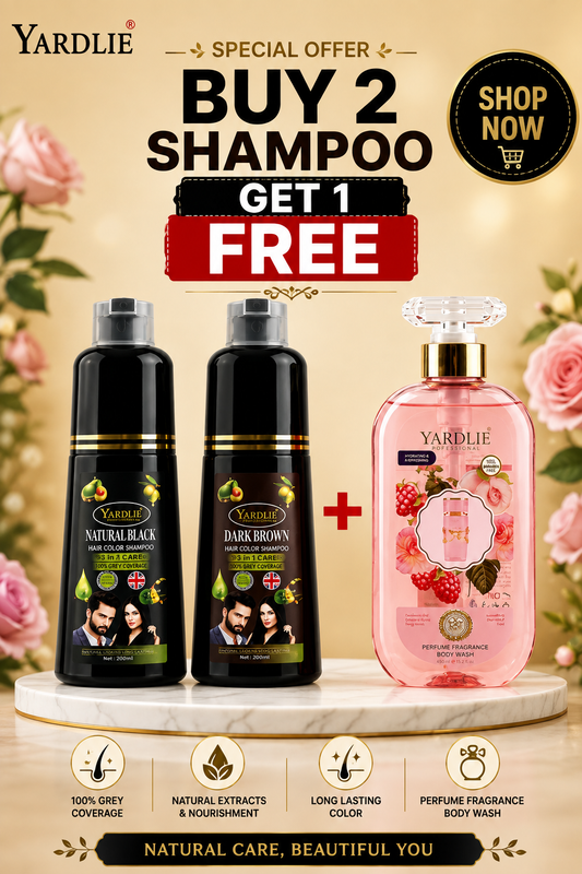 Yardlie Hair Color Shampoo And Yardlie Perfume Fragrance Body wash