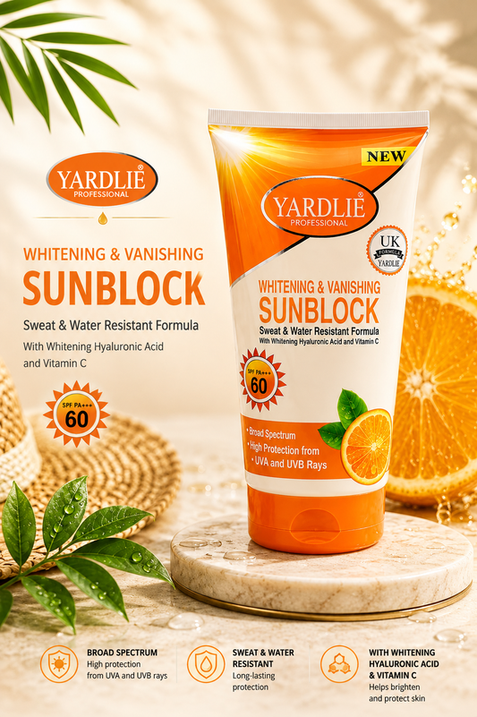 Sunblock | Vitamin C | UK Based Formula | Yardlie Professional | 120ml |
