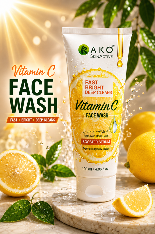 RAKO Vitamin C Face Wash | Brightening, Refreshing & Clear Skin | 120ml