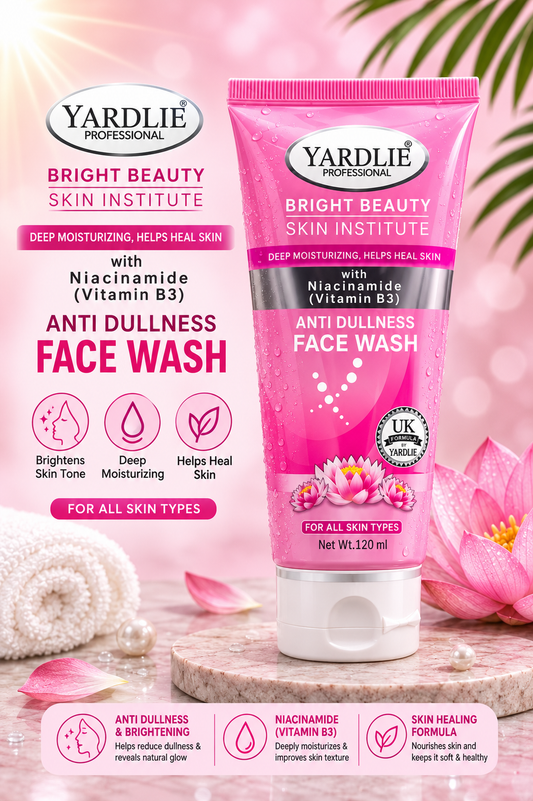 Yardlie Professional Bright Beauty Face Wash | Niacinamid| Vitamin B3 | 120ml