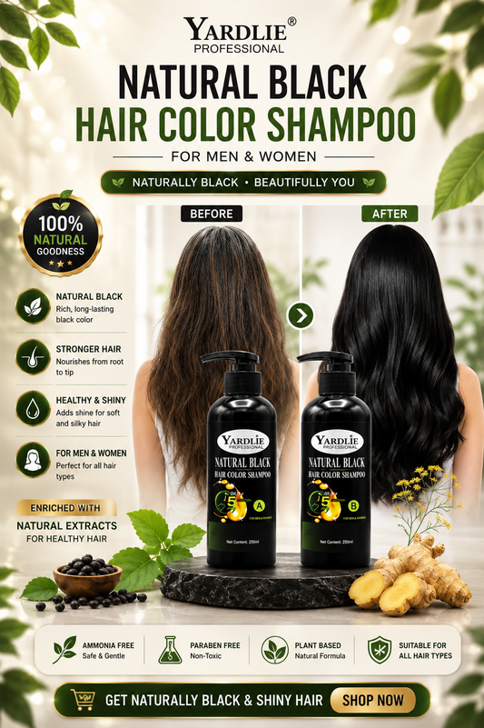 Hair Color Shampoo Mixing Paste Natural Black Yardlie 460ml