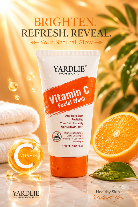 Yardlie Professional Vitamin C Facial Wash Brightening Face Cleanser 150ml