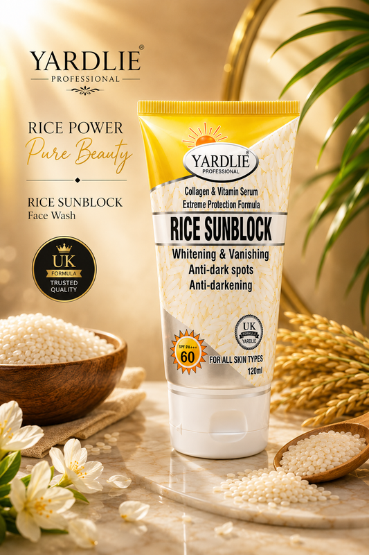 Yardlie Professional Rice Sunblock SPF 60 Whitening & Anti Dark Spot Cream