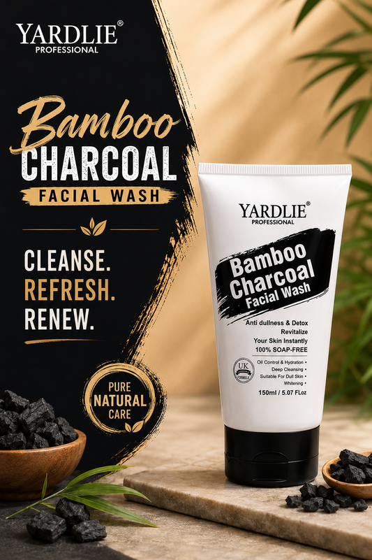Yardlie Bamboo Charcoal Facial Wash 150ml Deep Cleansing