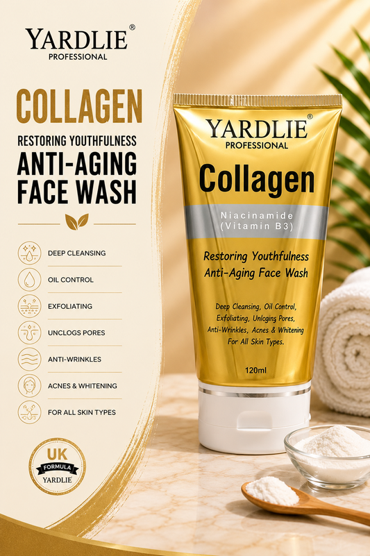 Yardlie Professional Face Wash | Collagen | Niacinamid | Vitamin B3 120Ml