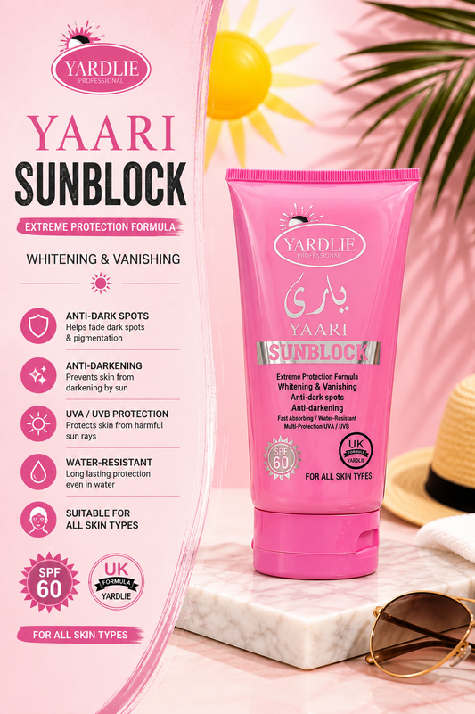 Yardlie Professional Yaari Face  SPF 60 Sunblock  150ml