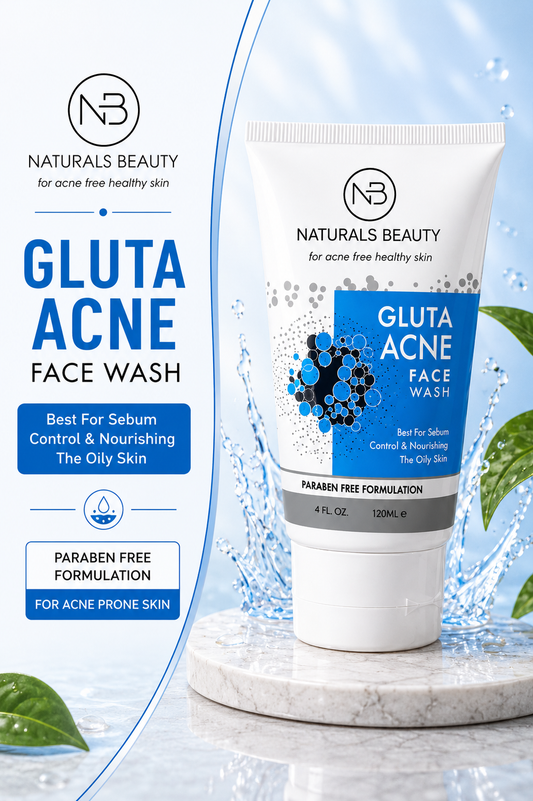 Natural Beauty For Acne Free Healthy Skin Gluta Acne Face Wash