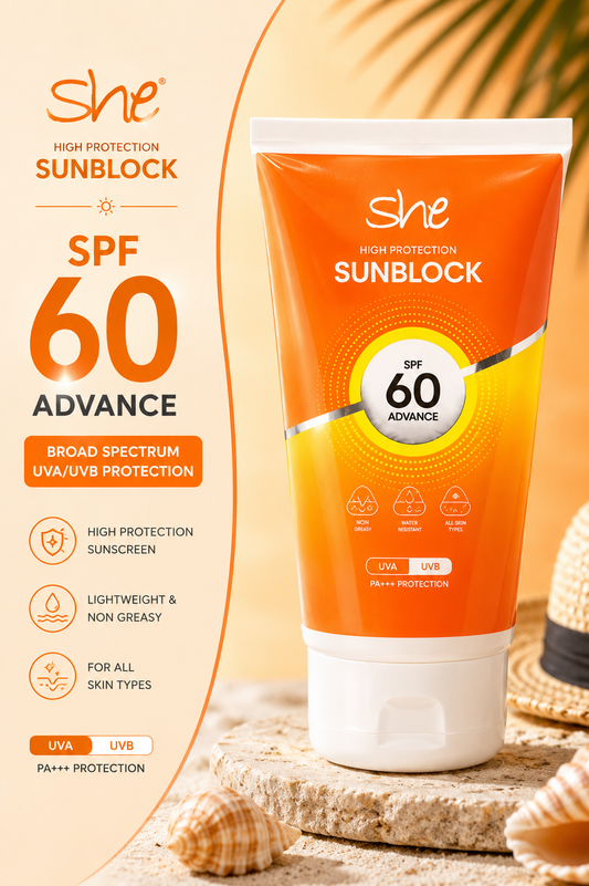 She High Protection SunBlock SPF 60 Advance