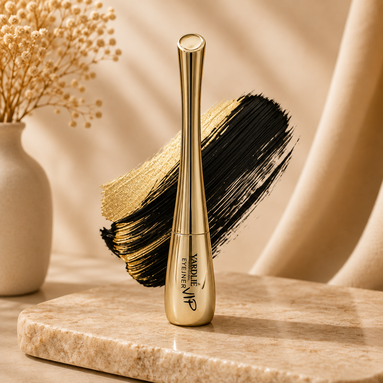 Yardlie Professional VC-B5 Quick Drying Liquid Eyeliner Waterproof 24K Fresh Wear 5ml