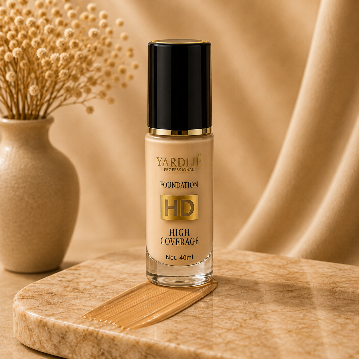 Yardlie Professional HD High Coverage Foundation SPF 50 12ML