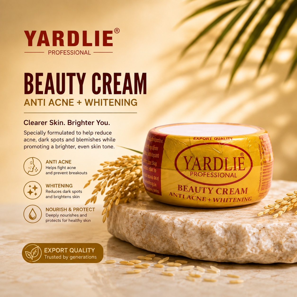 Yardlie Professional Rice + Collagen Beauty Cream