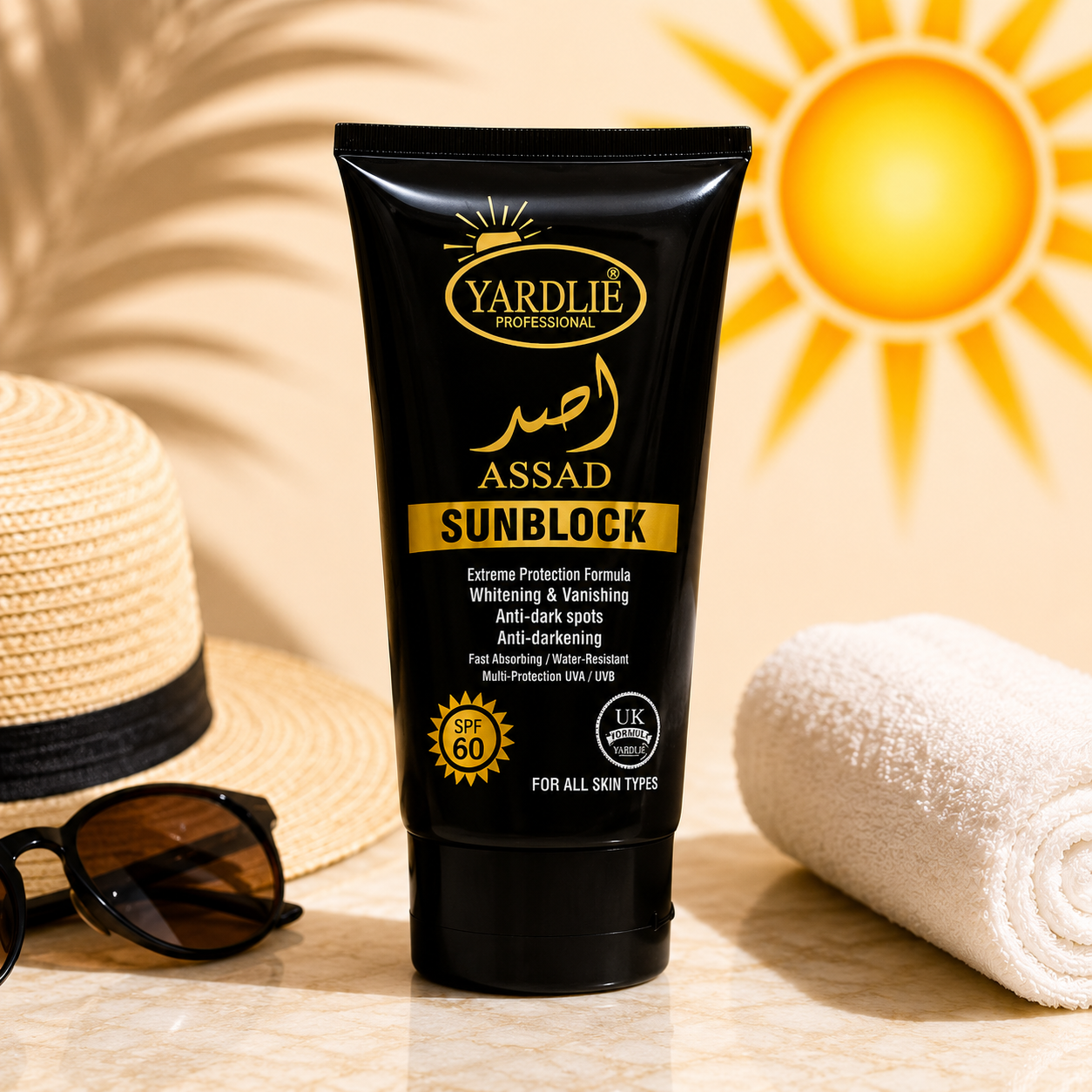 Yardlie Professional Assad Sunblock SPF 60 Face 150ml