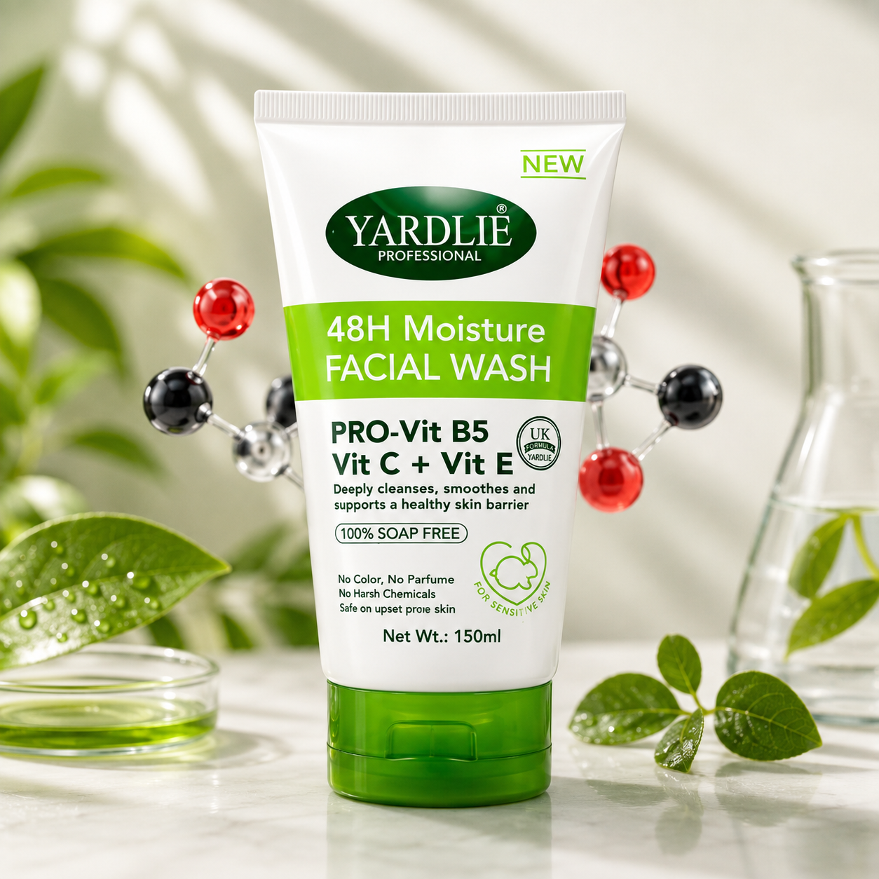 Yardlie Professional 48H Moisture Facial Wash Pro Vit B5 150ml