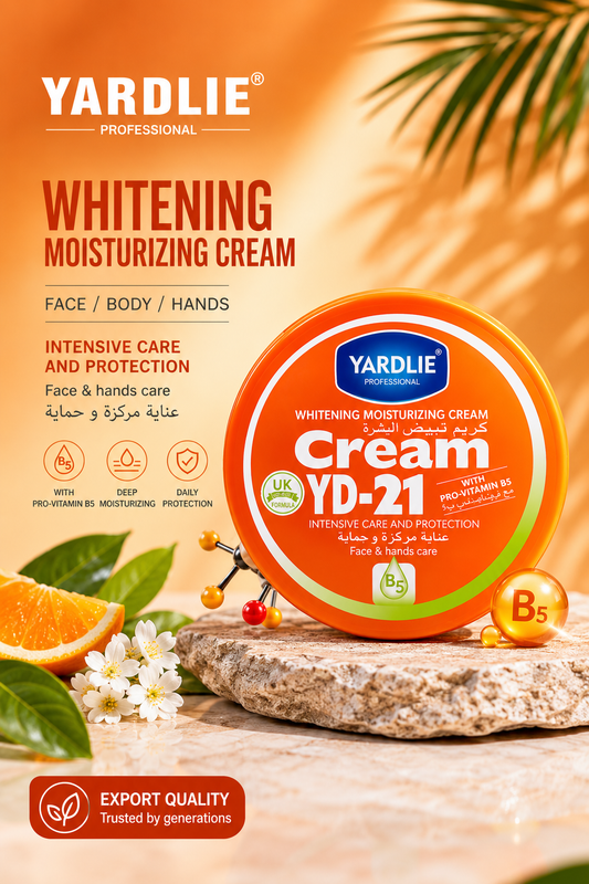 Yardlie Professional YD-21 Brightening Moisturising Cream for Face and Hands