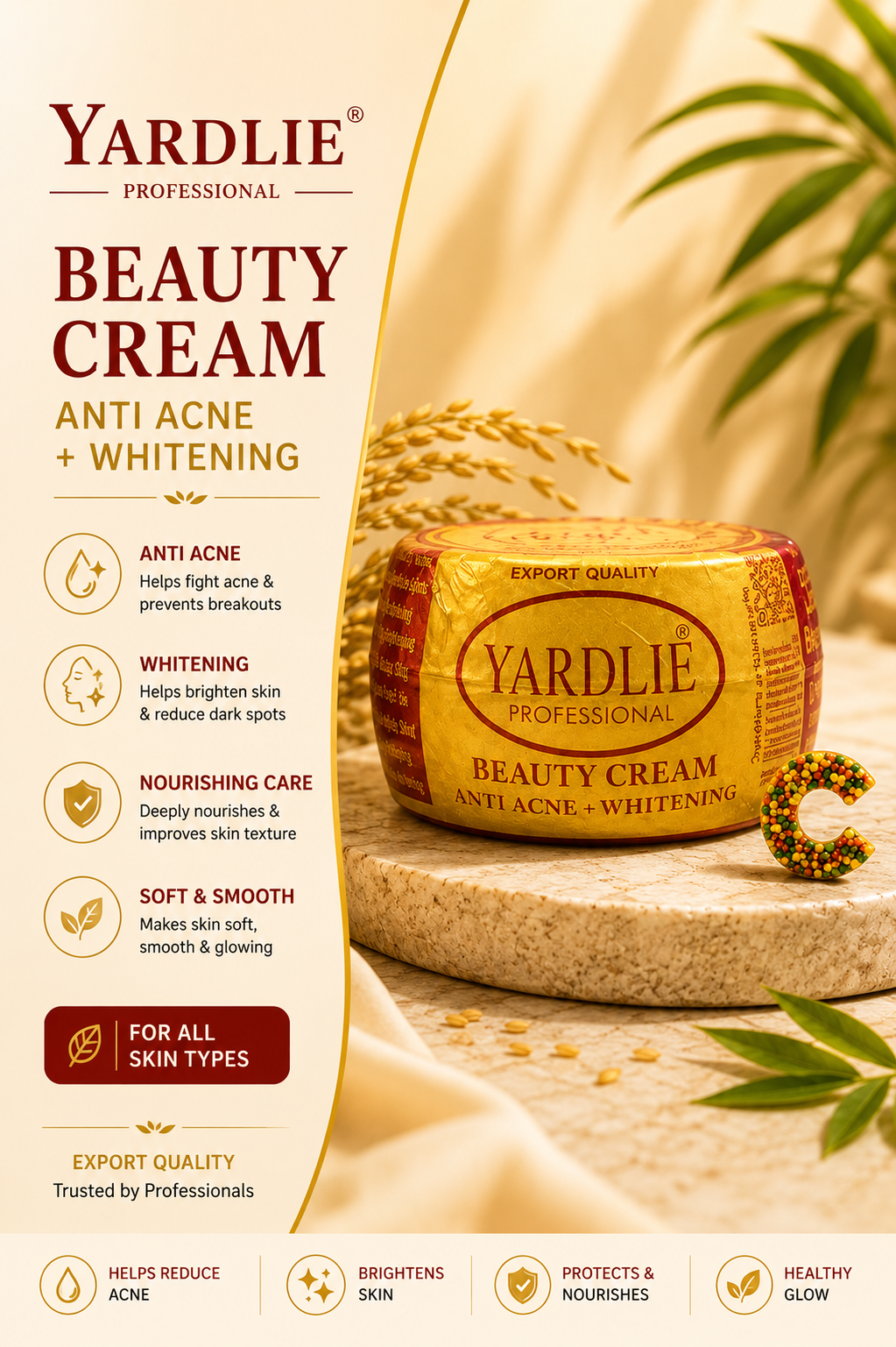 Yardlie Professional Vitamin C Beauty Cream