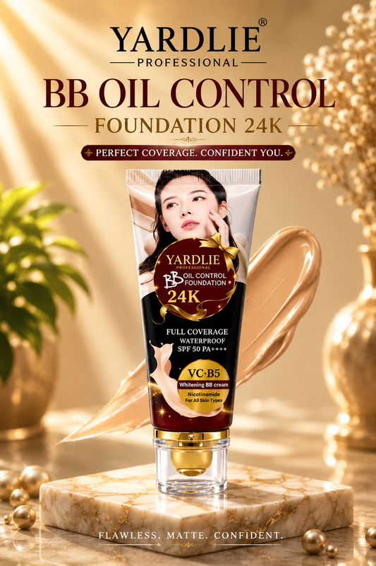 Yardlie VC B5 BB Cream Foundation 24K Oil Control SPF 50 50ml