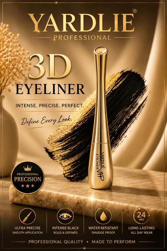 Yardlie Professional VC-B5 Quick Drying Liquid Eyeliner Waterproof 24K Fresh Wear 5ml
