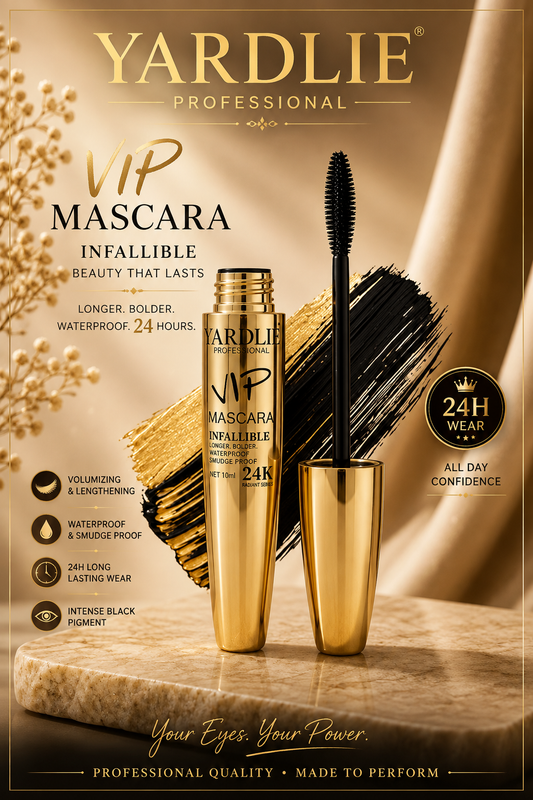 Yardlie VIP Infallible Waterproof Mascara VC-B5 24K Fresh Wear 10g
