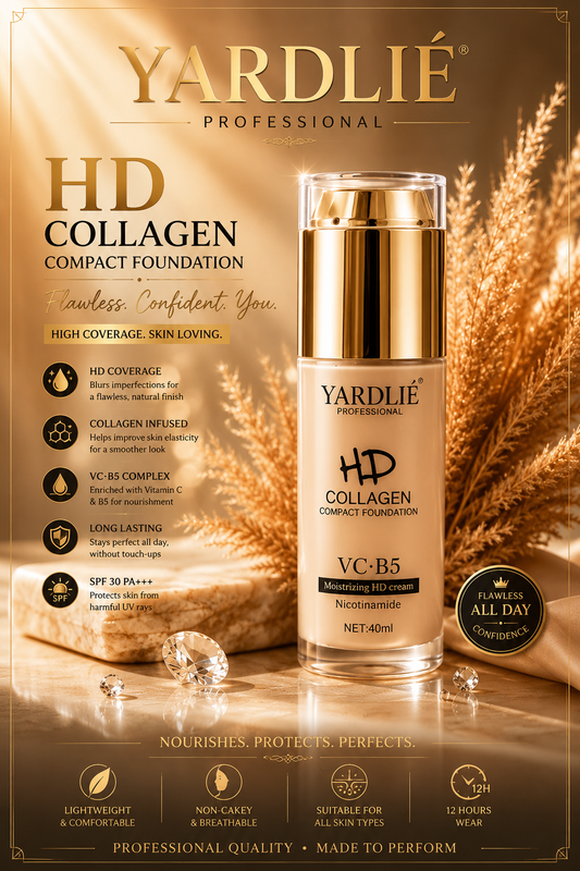 Yardlie 24K HD Compact Foundation VC-B5 Collagen 40ml