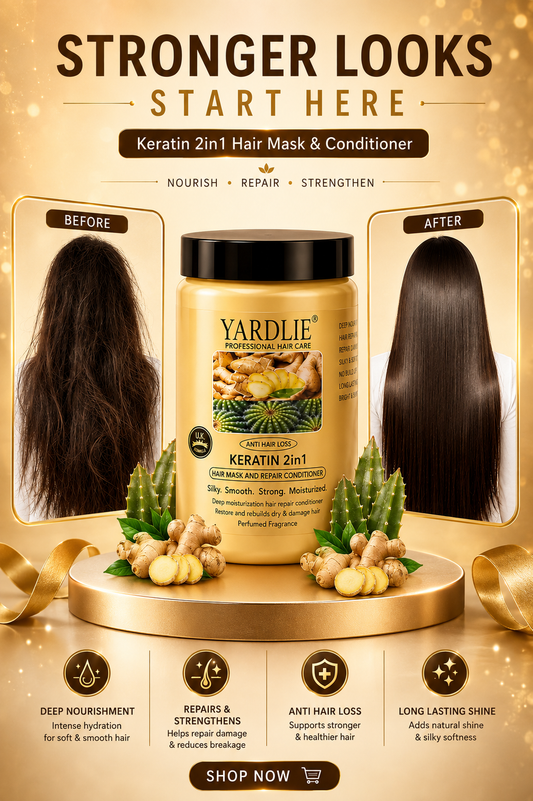 Yardlie Ginger and Cactus 2 in 1 Hair Mask & Repair Conditioner