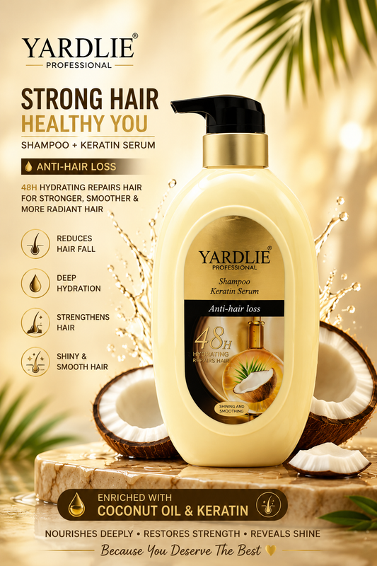 Yardlie Professional Nourishing Shampoo Coconut Care Soft Strong and Shiny Hair