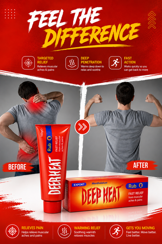 Deep Heat Rub Fast Relief From Muscular Aches and pains