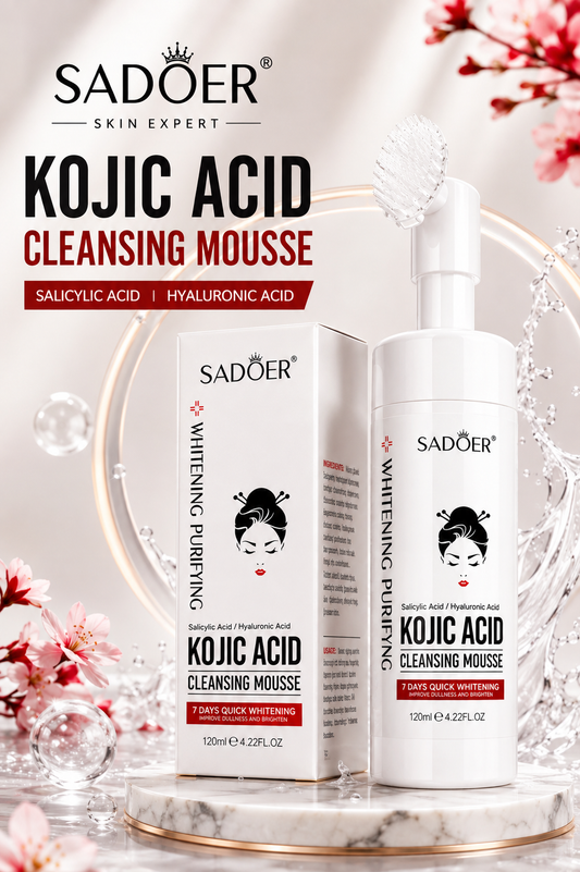 Sadoer Whitening Purifying Kojic Acid Salicylic acid Hyaluronic acid Cleansing Mousse