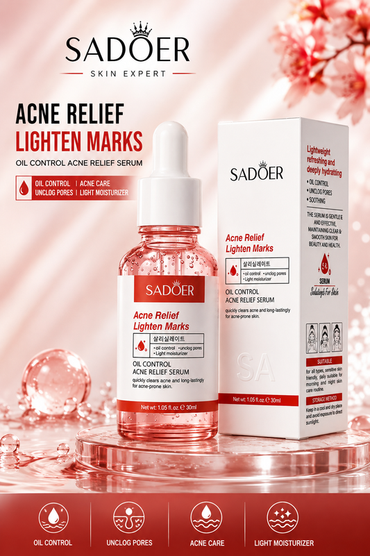 Sadoer Oil Control Acne Relief Serum Antiage Acné Hidratante 30ml