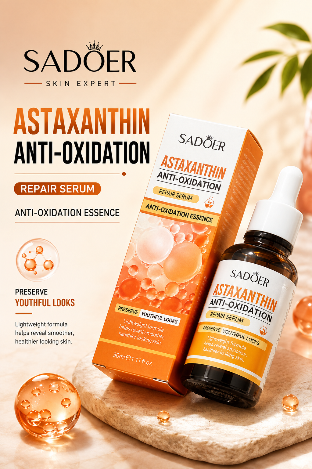 SADOER Astaxanthin Anti-Oxidation Repair Essence