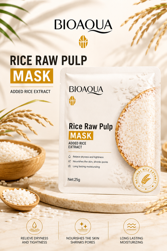 Yardlie's Premium Imported Bioaqua Rice Raw Pulp Mask