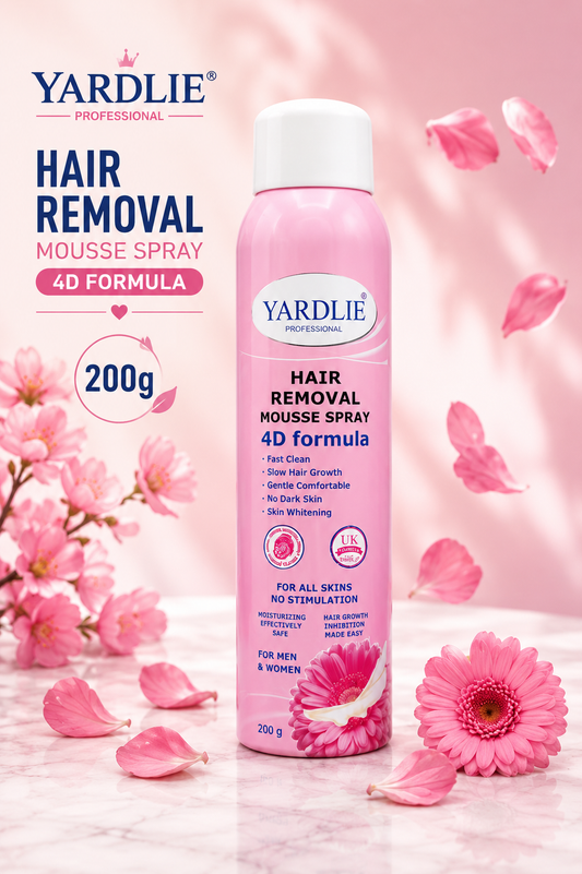 Yardlie Professional Hair Removal Mousse Spray 150ml | 4D Formula