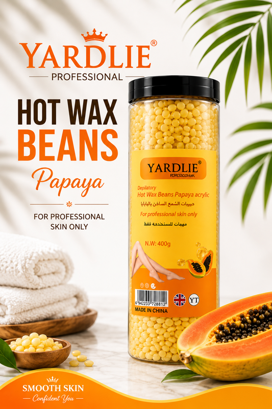 Yardlie Professional Brazilian Hard Wax Beans Papaya and Vitamin C 400g