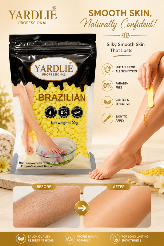 Yardlie Professional Brazilian Hair Removal Wax Without Strip for Professional Use | Sachet