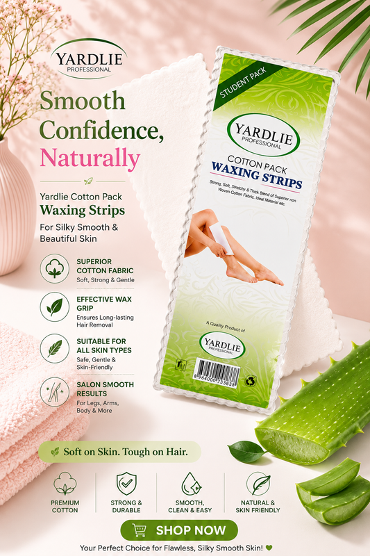 Yardlie Professional Cotton Pack Waxing Strips Student Pack for Gentle Hair Removal