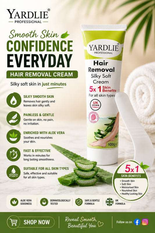 Yardlie Professional Hair Removal Silky Soft Cream 100g